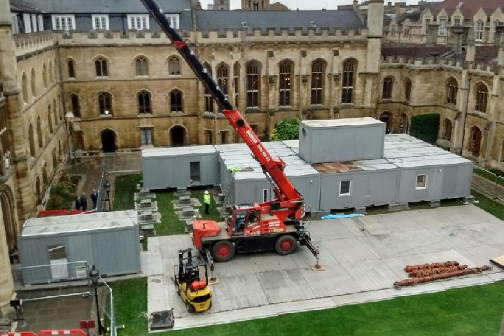 Temporary Kitchens for Cambridge University
