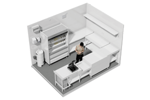 Custom Food Cube Small Food Kiosk