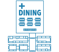 Temporary Kitchen With Dining