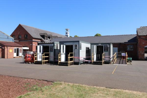 Emergency Temporary Kitchen for School